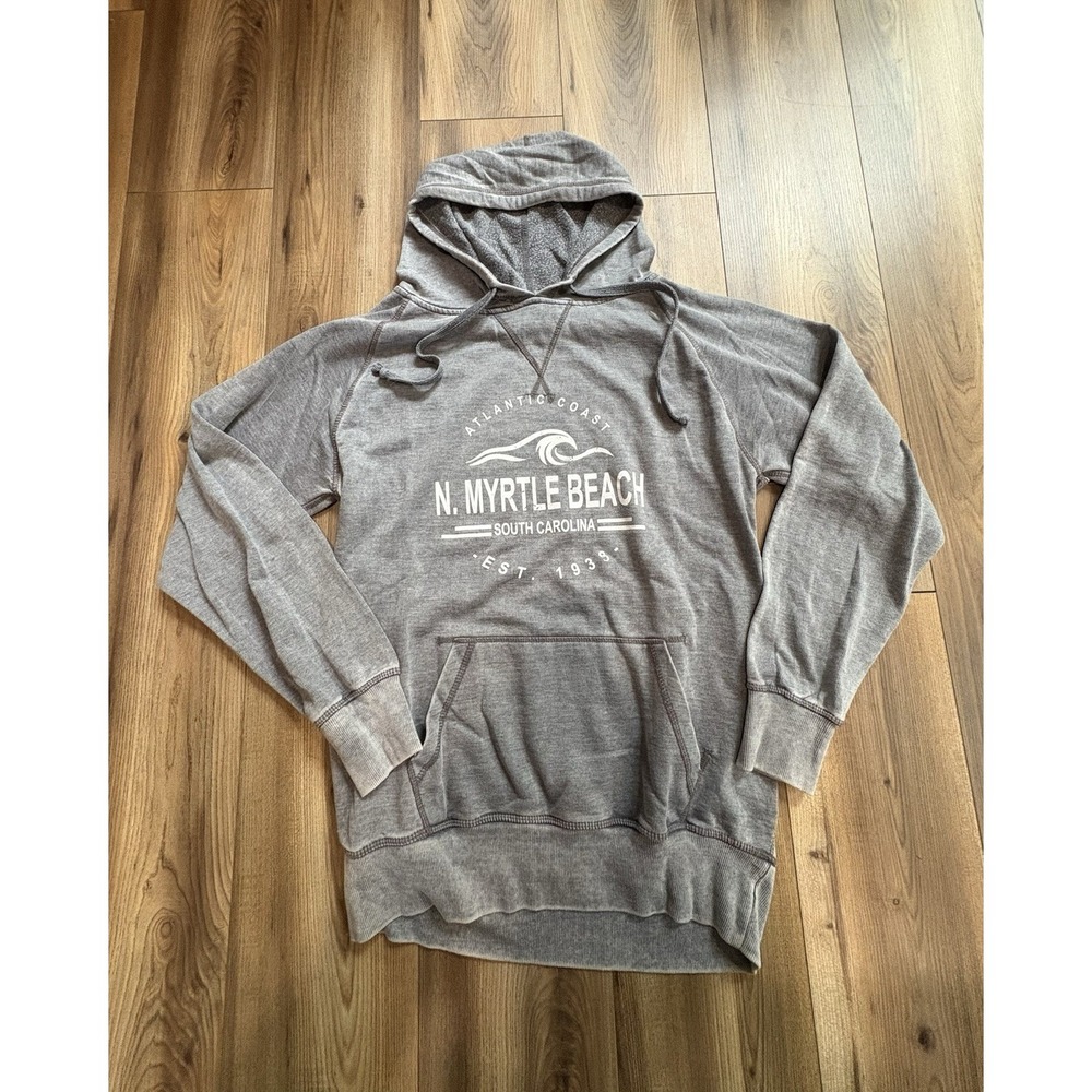Myrtle Beach Women's‎ Sz XL Hoodie Sweatshirt Gray